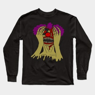 Helloween tshirt with nice Horro motive for creepy people Long Sleeve T-Shirt